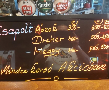 Csapolt sör akció